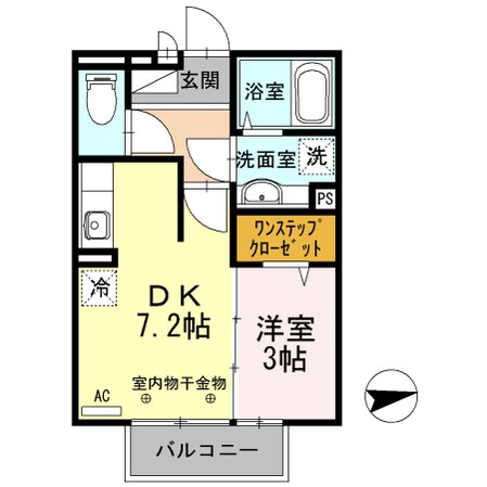 広畑駅 徒歩12分 2階の物件間取画像